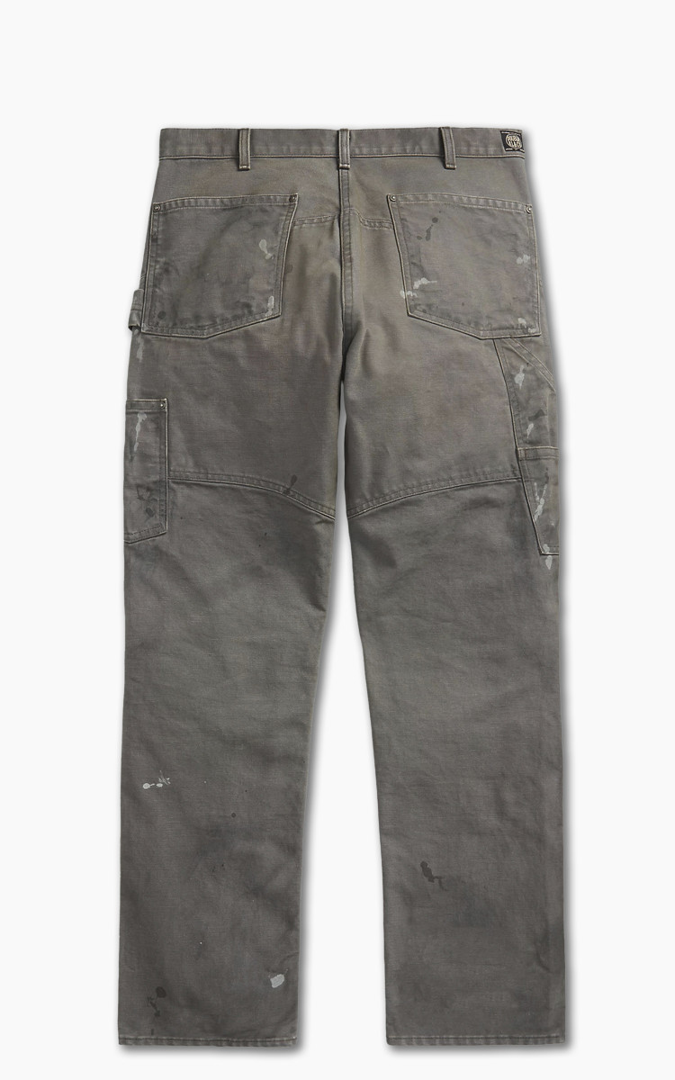 RRL Engineer Fit Distressed Canvas Trouser Distressed Grey