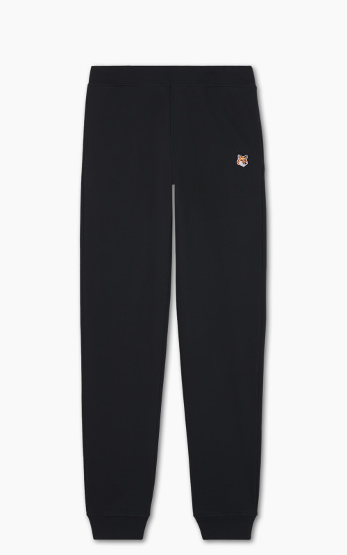 Maison Kitsuné Fox Head Patch Regular Jog Pants Black