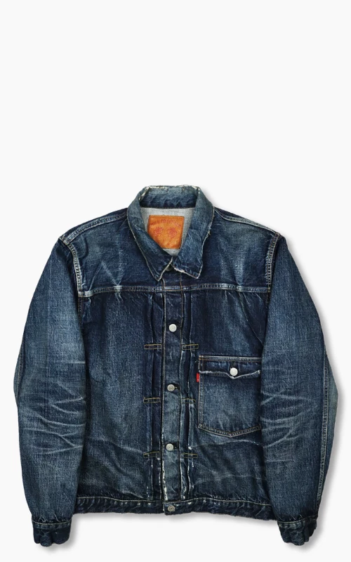 Fullcount 2978D-2107 Type 1 Selvedge Denim Jacket "More Than Just Fear" Indigo Blue