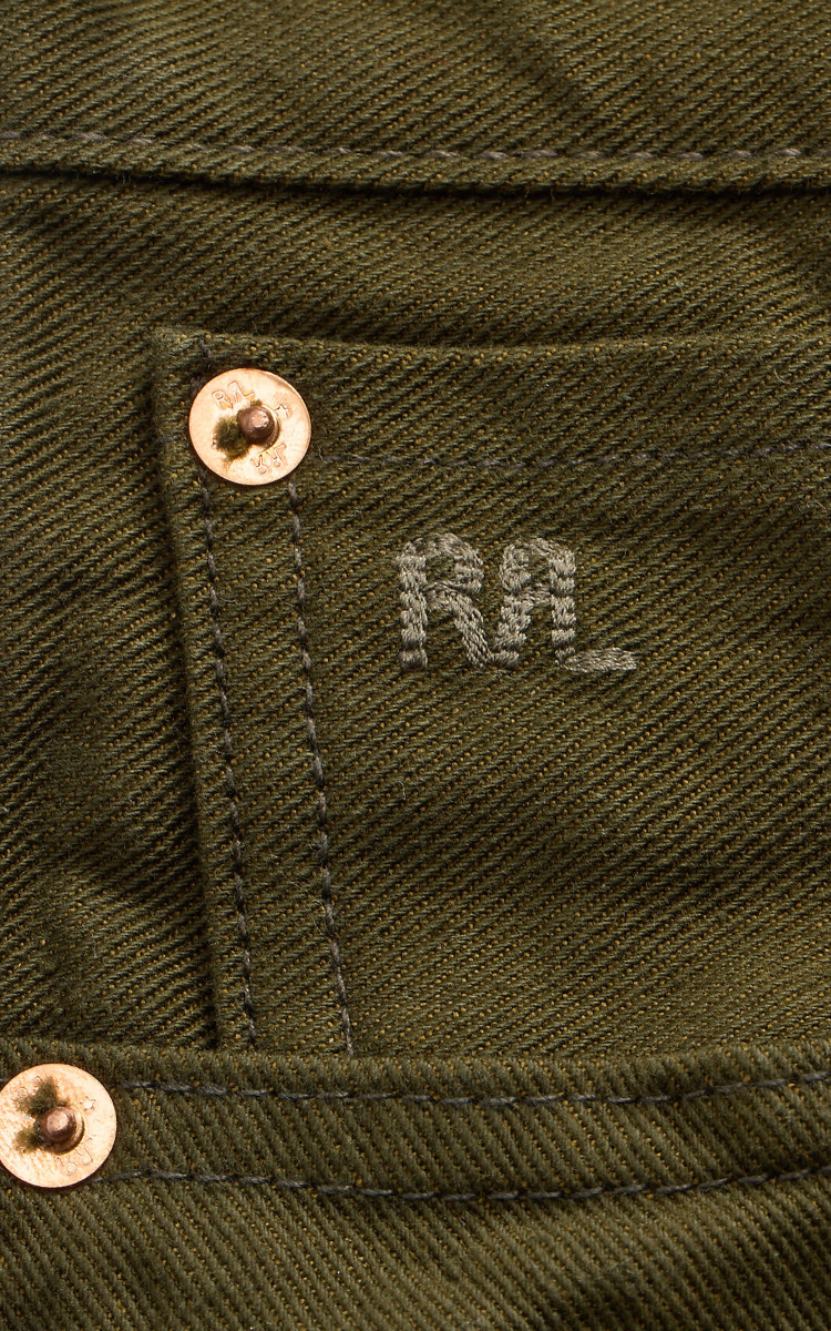RRL Vintage 5-Pocket Jean Limited-Edition Olive Rinse | Cultizm RRL Vintage 5-Pocket Jean Limited-Edition Olive Rinse | Cultizm