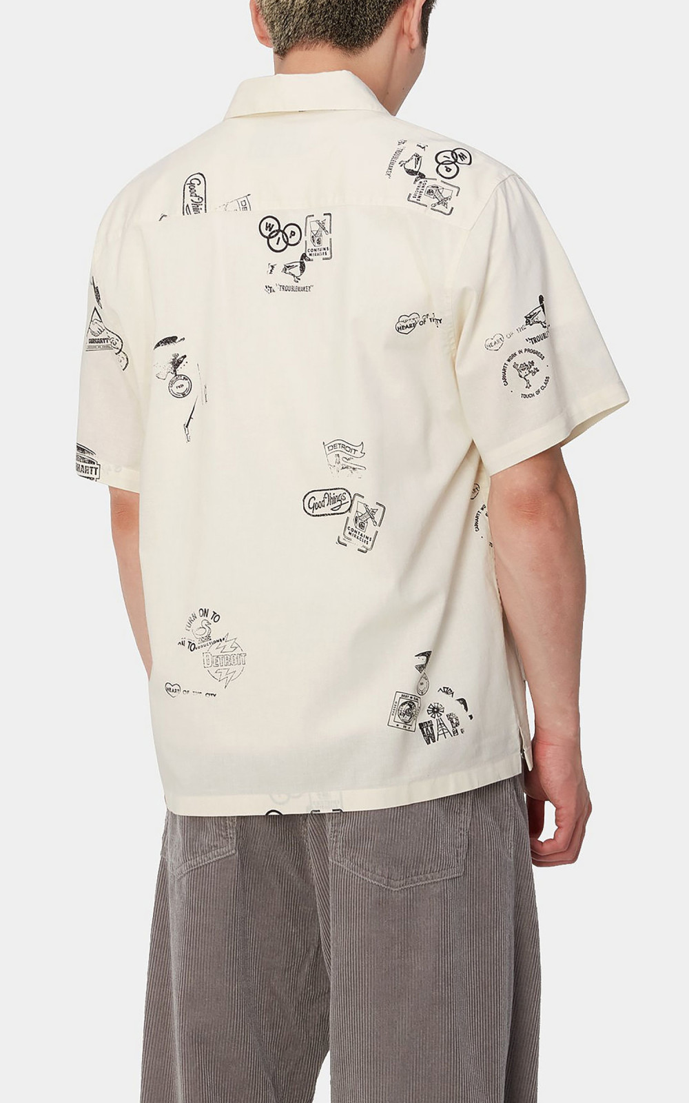【Carhartt】S/S STAMP T-SHIRT R5408 Carhartt WIP - S/S Stamp T-Shirt - Duck Green/Black Stone