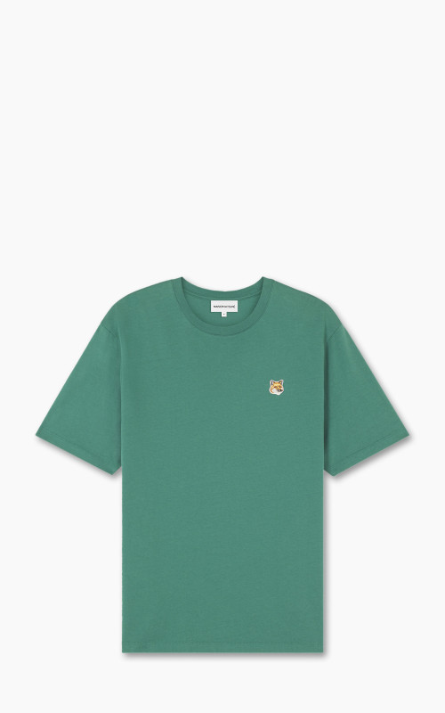 Maison Kitsuné Fox Head Patch Regular T-Shirt Pine