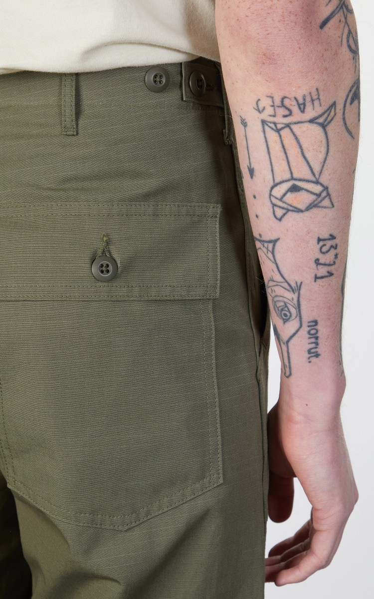 yellow army fatigue pants