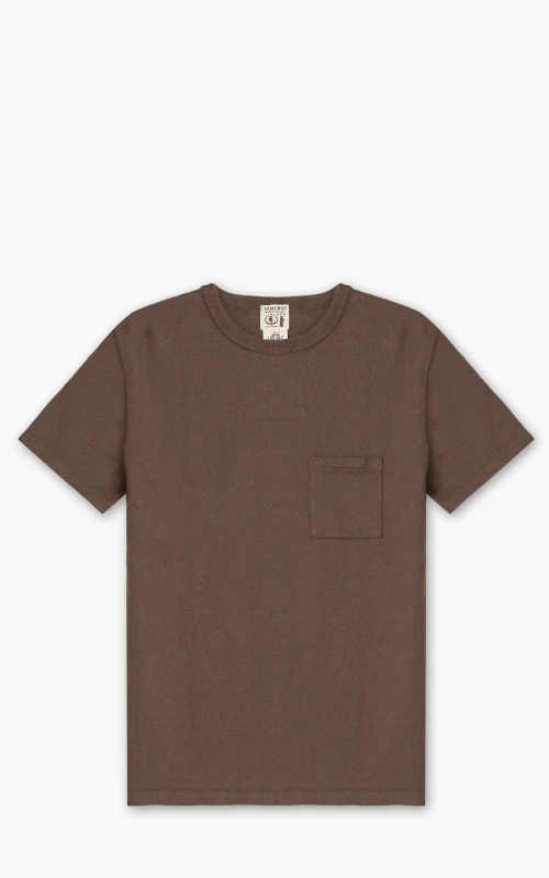 Samurai Jeans SJST-SC03 Japanese Cotton Made Pocket Tee Kuri Dark