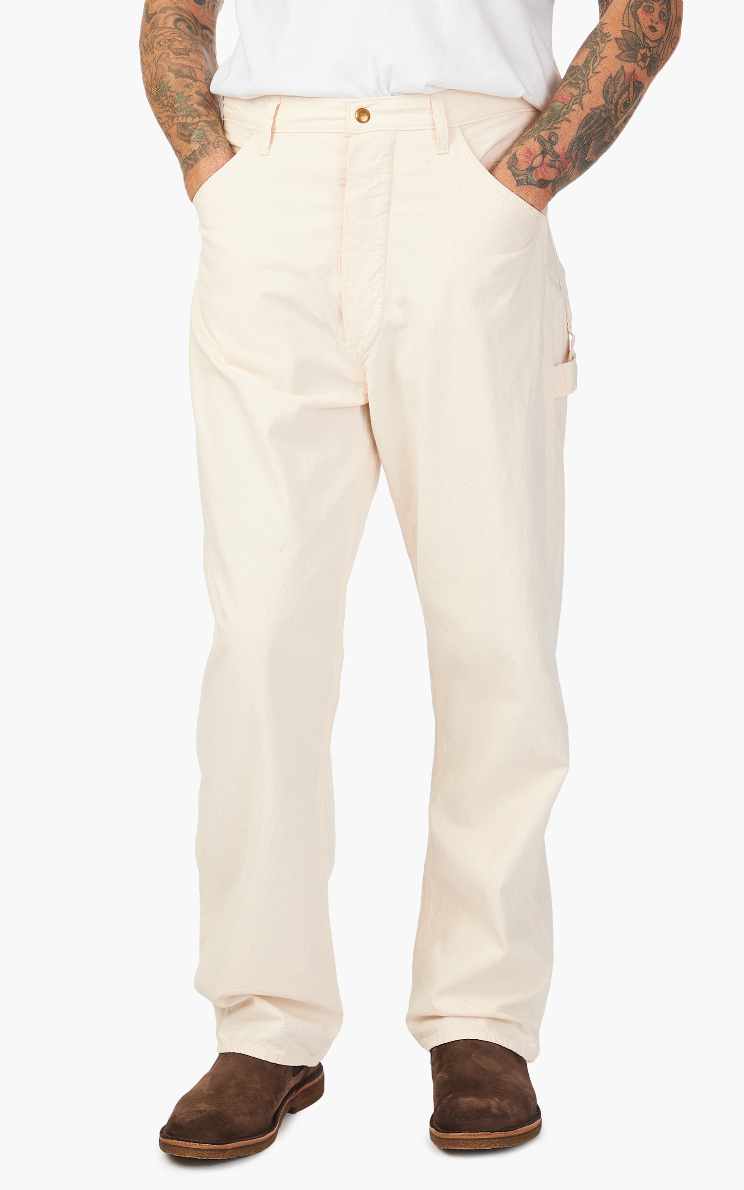 OrSlow Painter Pants Denim Ecru | Cultizm