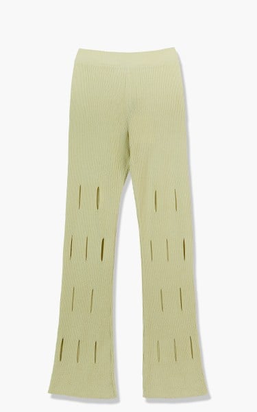 TheOpen Product Cut-Out Knit Pants Pale Green GTO221KT012-Pale-Green