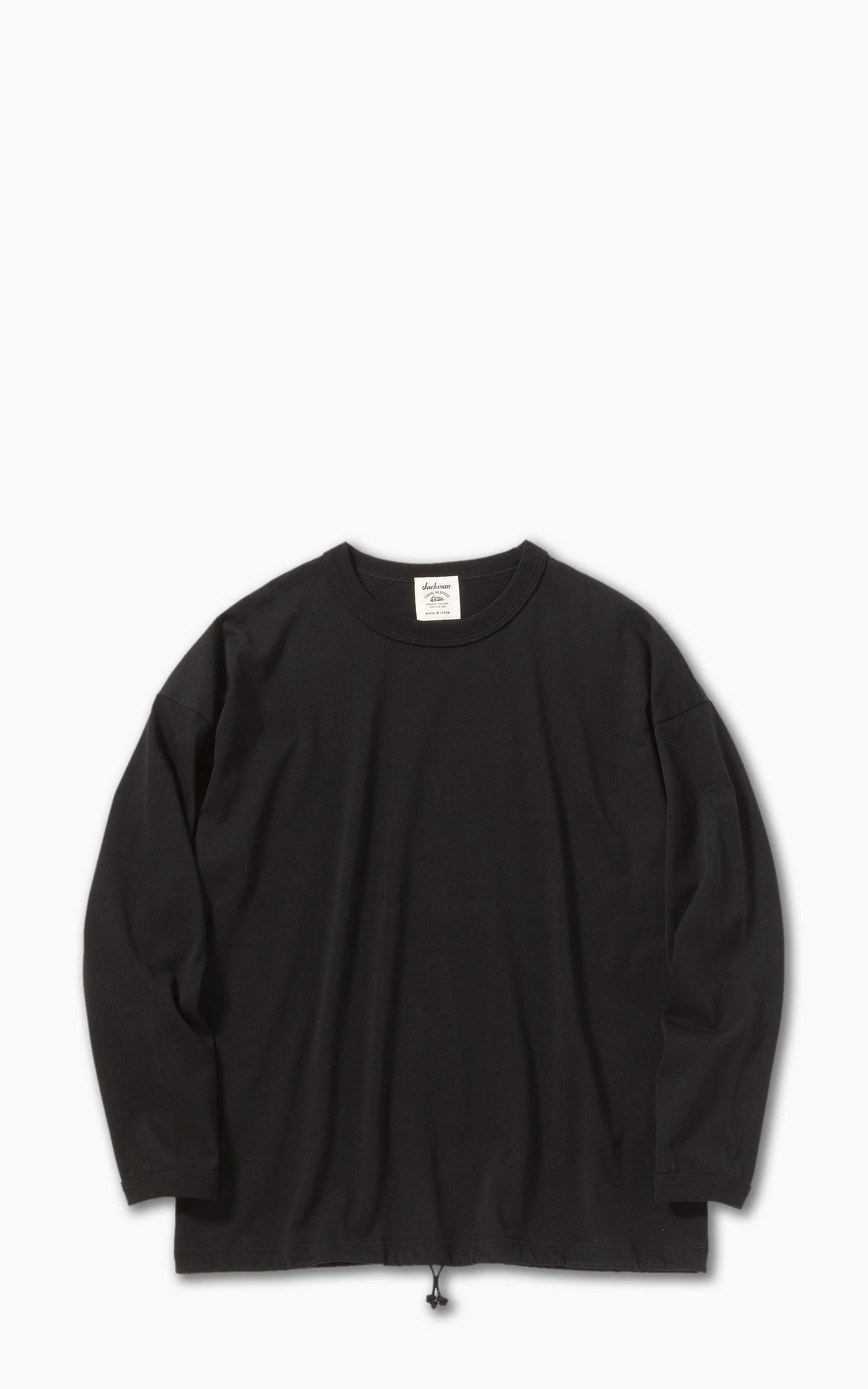 Jackman Himo L/S T-Shirt Black | Cultizm