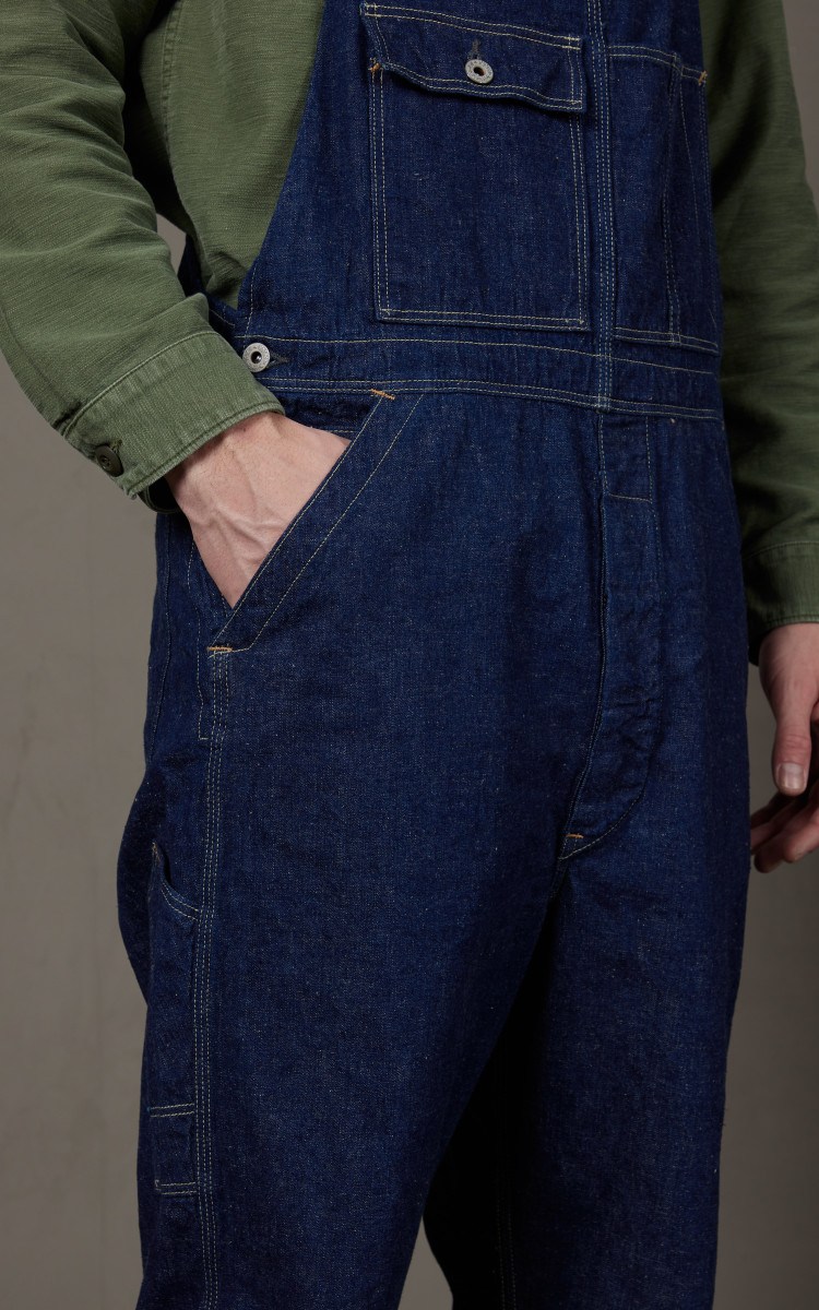 OrSlow 1930's Denim Overall Indigo One Wash | Cultizm