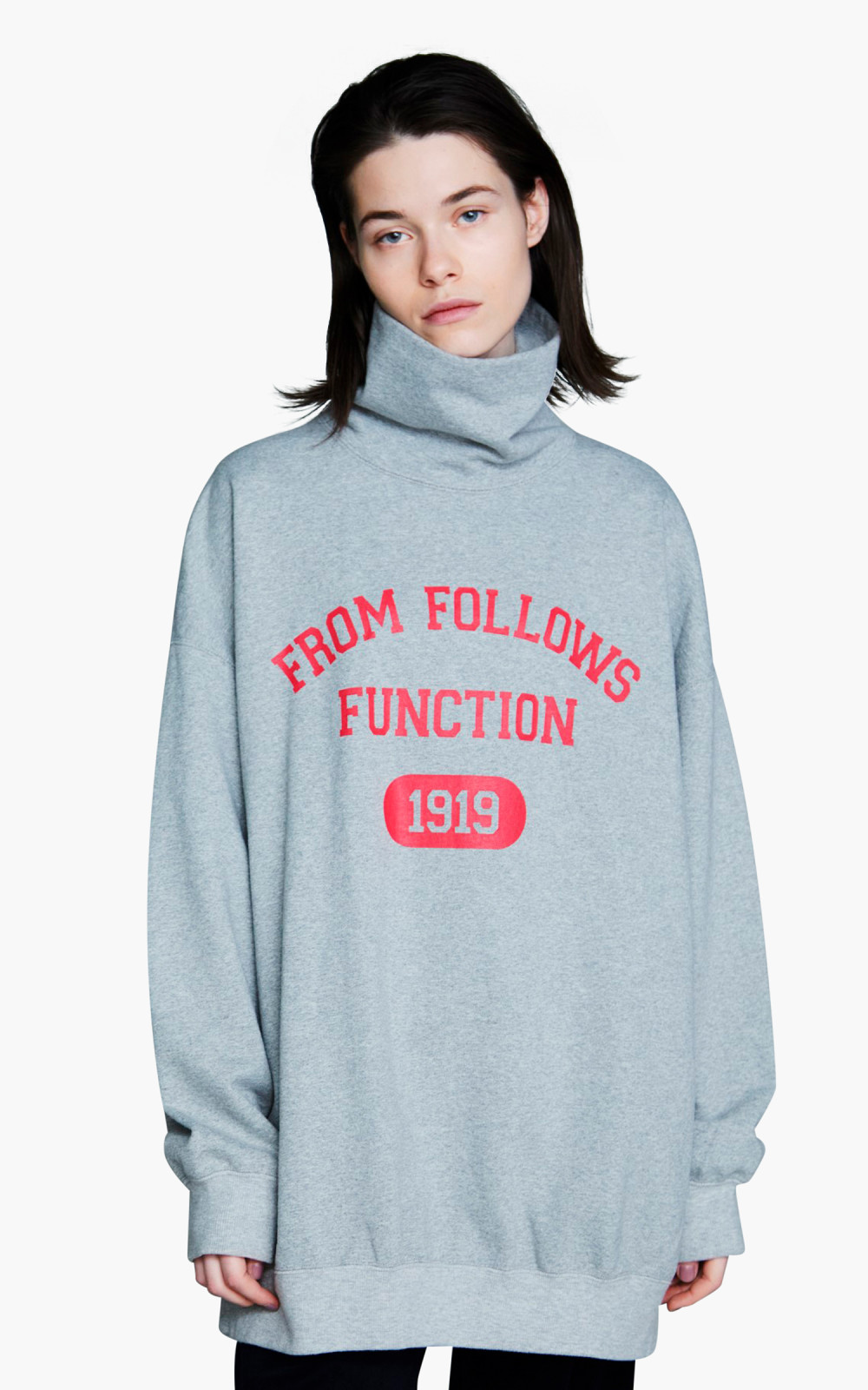 最新作売れ筋が満載 F/CE. College Cultizm | Gray Sweat Neck High トップス