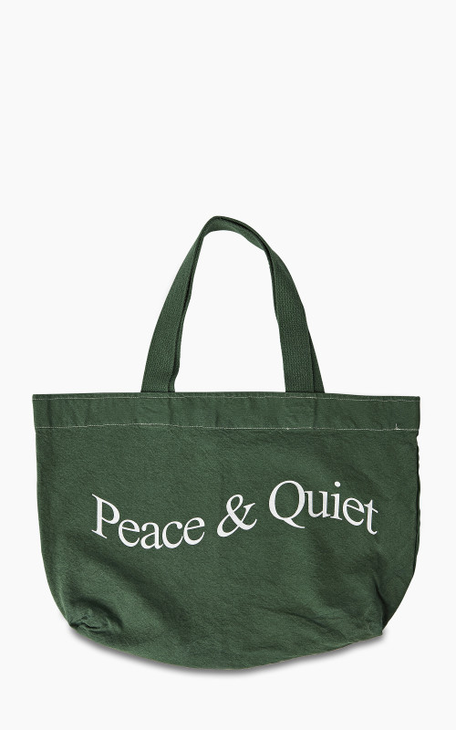 Museum of Peace & Quiet Wordmark Tote Bag Forest