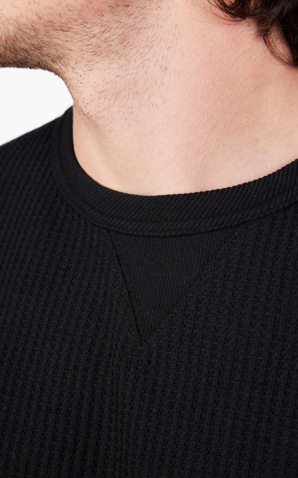 Nanga Eco Hybrid Waffle L/S Tee Black | Cultizm Nanga Eco Hybrid Waffle L/S Tee Black | Cultizm