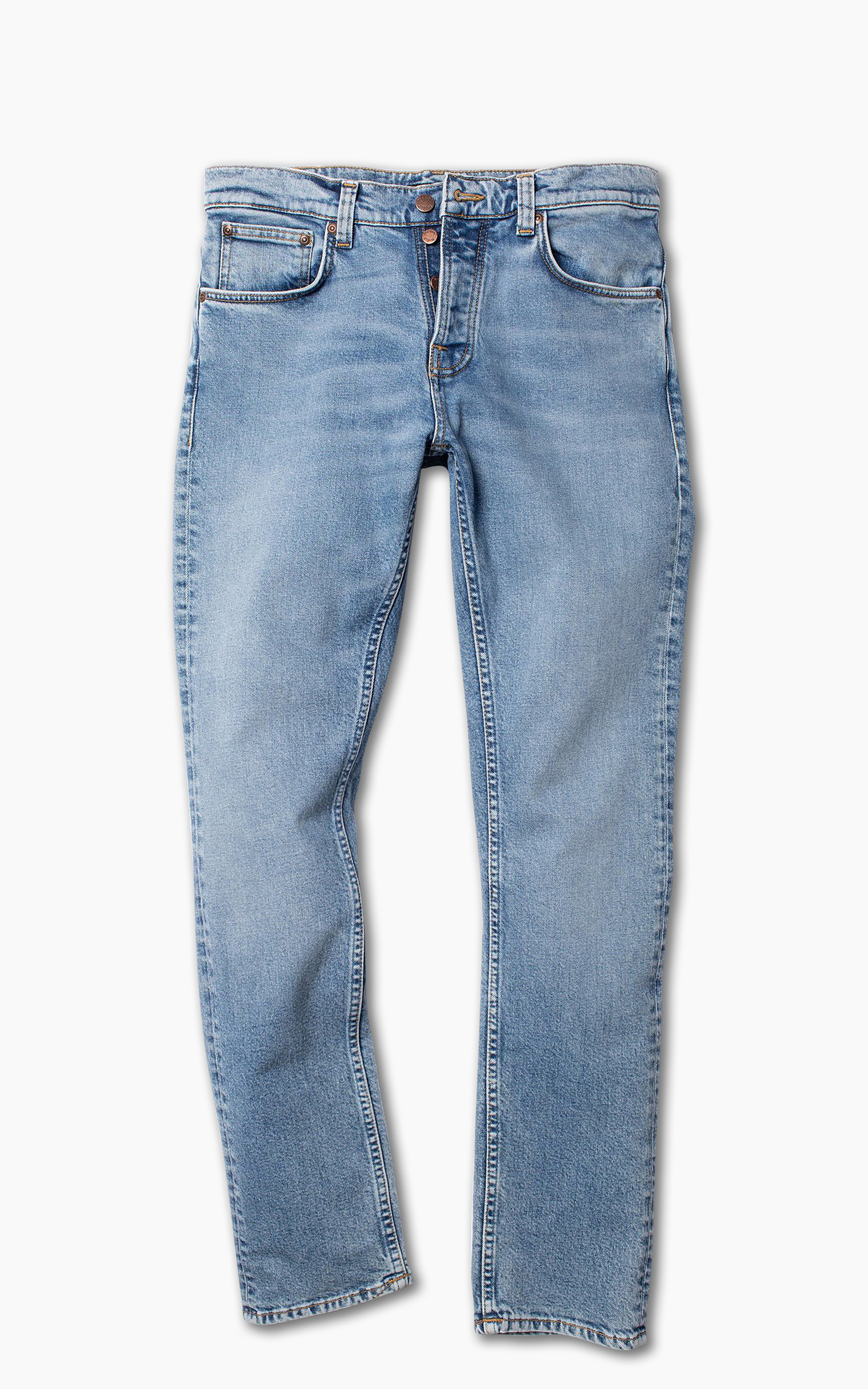 Nudie Jeans Grim Tim Worn Pale Blue | Cultizm