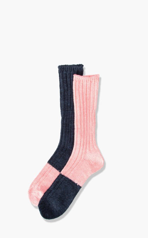 3sixteen x CHUP Socks Indigo/Pink chup-indigo/pink