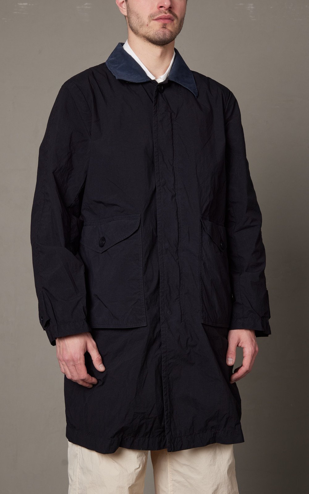 Ten C Mid Layer Coat Black Cultizm
