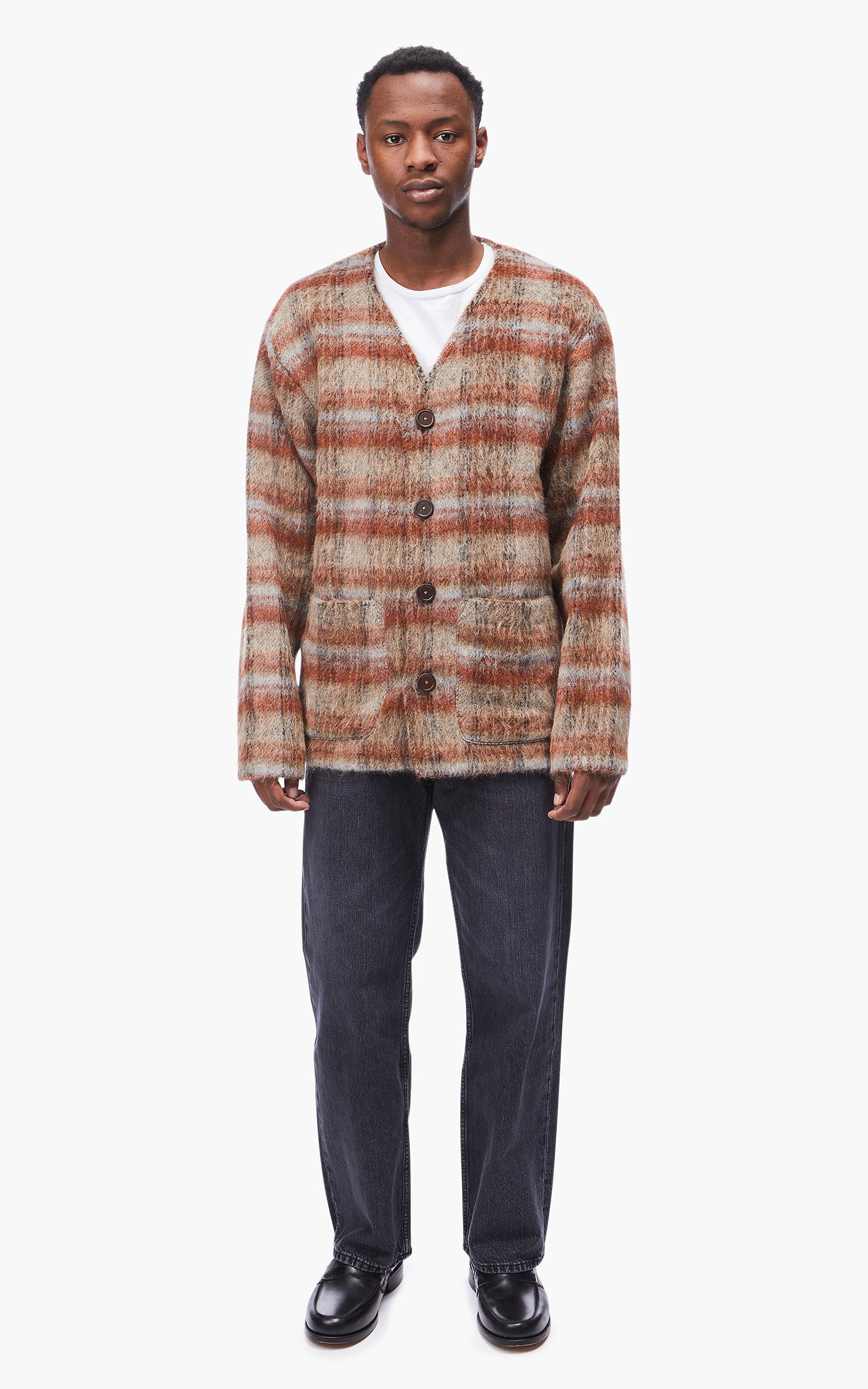 Our Legacy Cardigan Mohair Ament Check | Cultizm