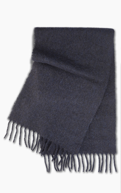 Marni Alpaca Scarf Blue Black