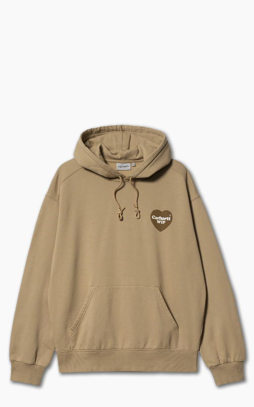 Carhartt WIP Hooded Heart Sweat Dusty H Brown