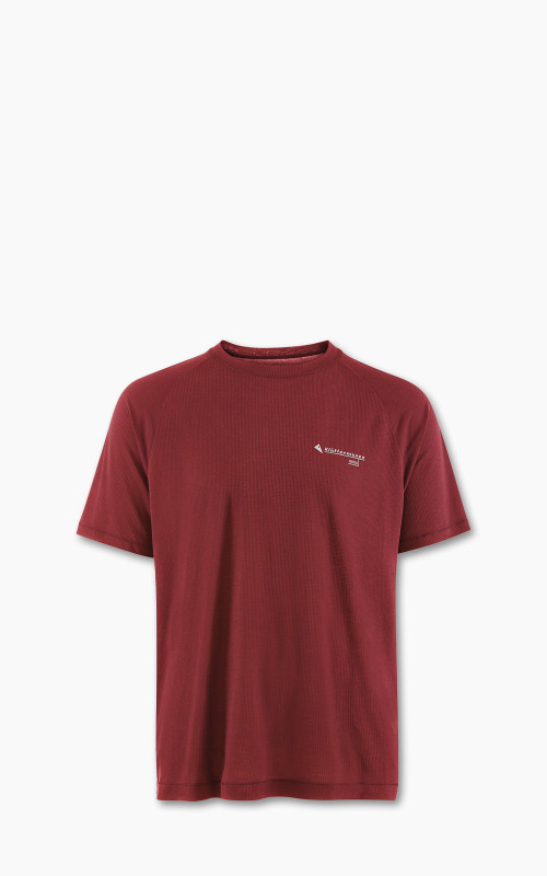 Klättermusen Groa S/S Trekking Tee Ruby Red