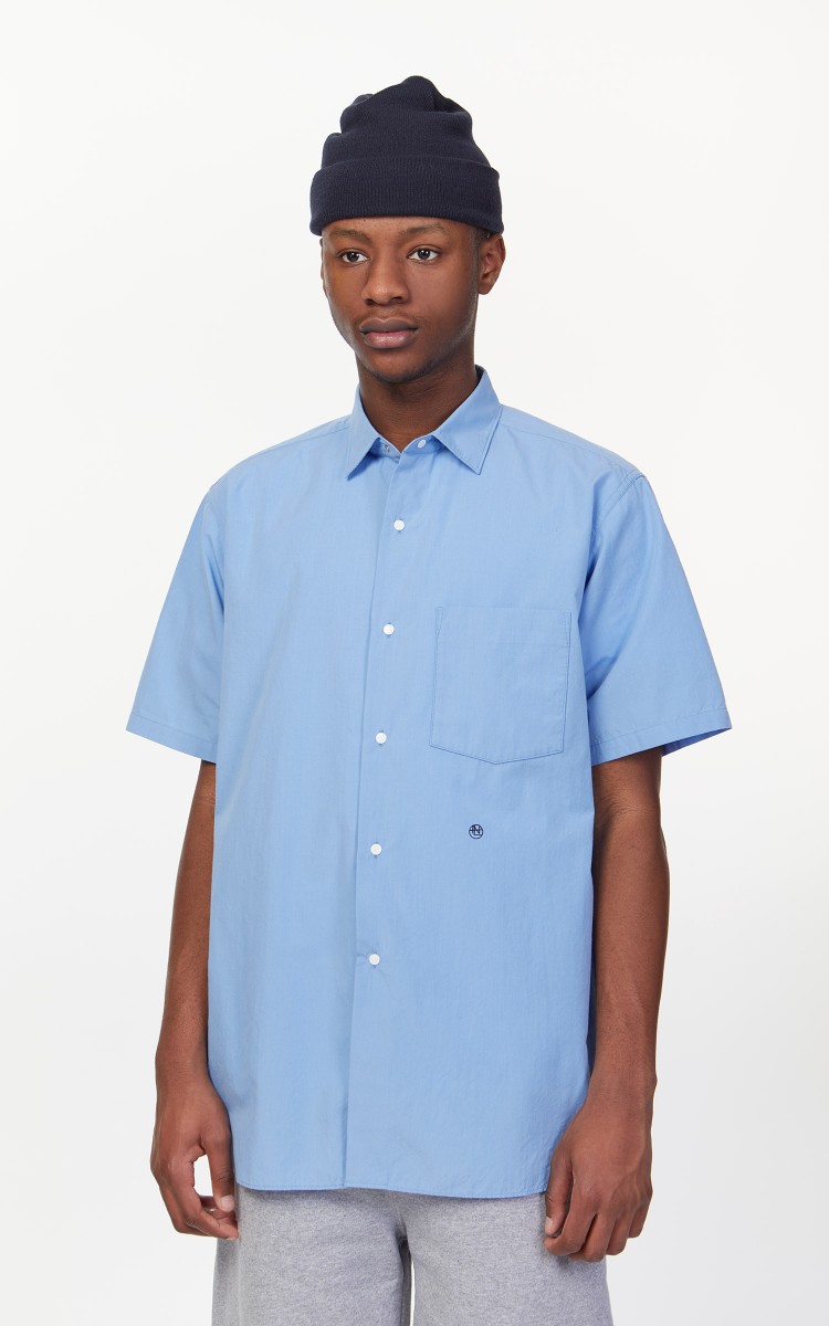 トップス nanamica Regular Collar Wind Shirt SX S Regular Collar Wind S/S Shirt – nanamica NEW YORK