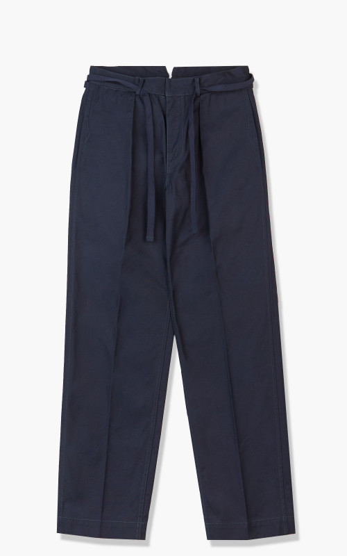 Coherence Alain Trousers Selvedge Yacht Canvas Dark Blue 0344-08-50956-2