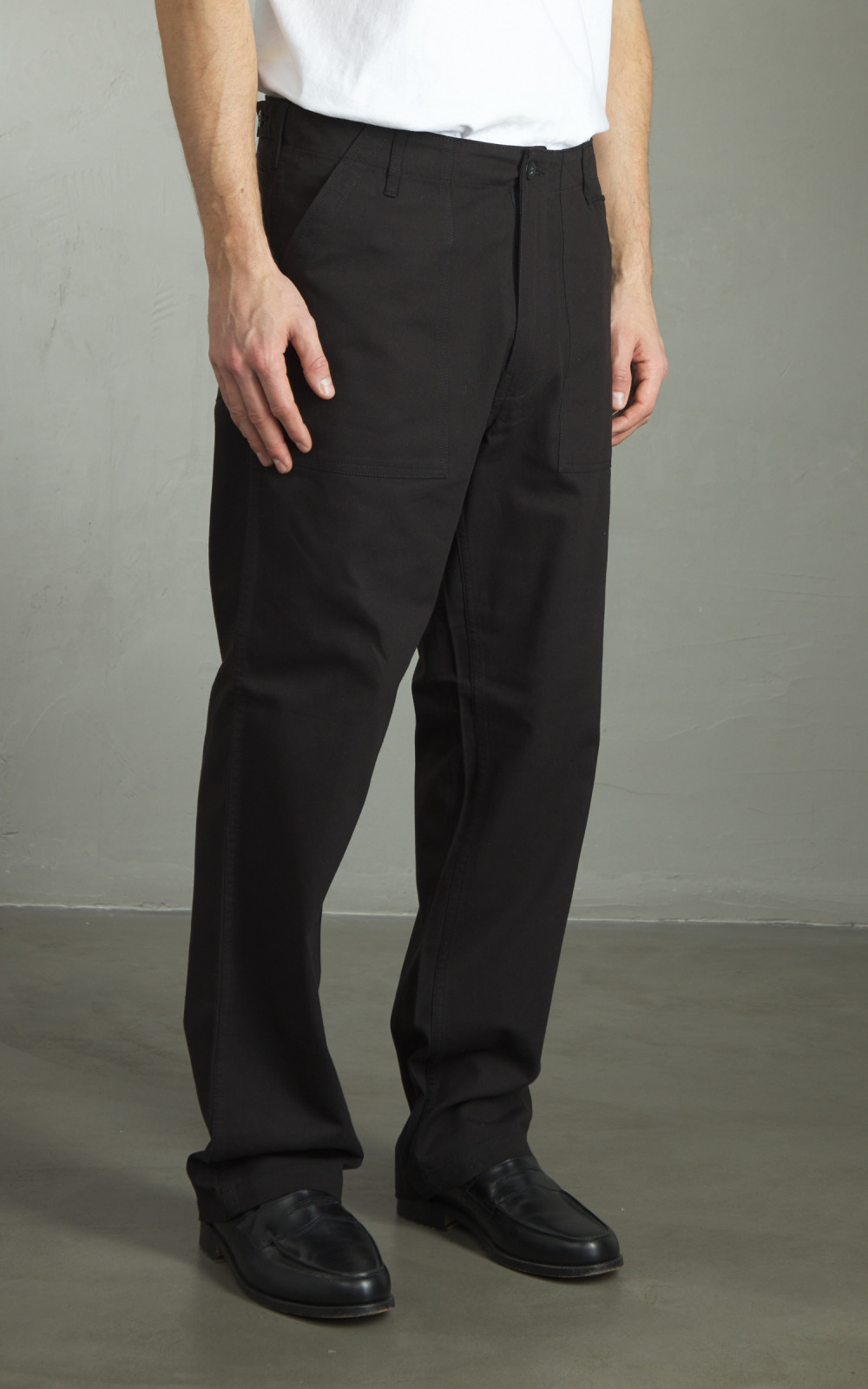Houston Fatigue Pants Cotton Twill Black | Cultizm