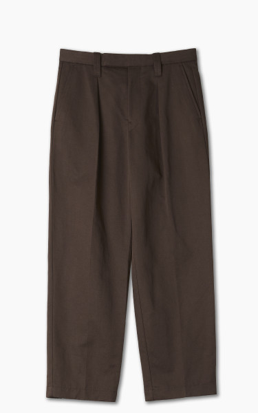 Lemaire One Pleat Pants Dark Coffee