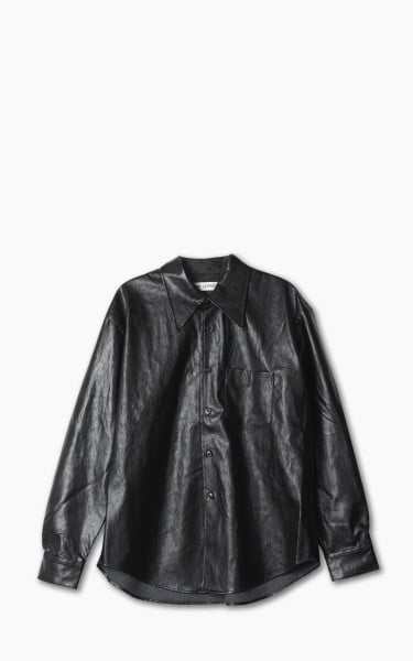 Our Legacy Coco 70s Shirt Cageian Black Fake Leather