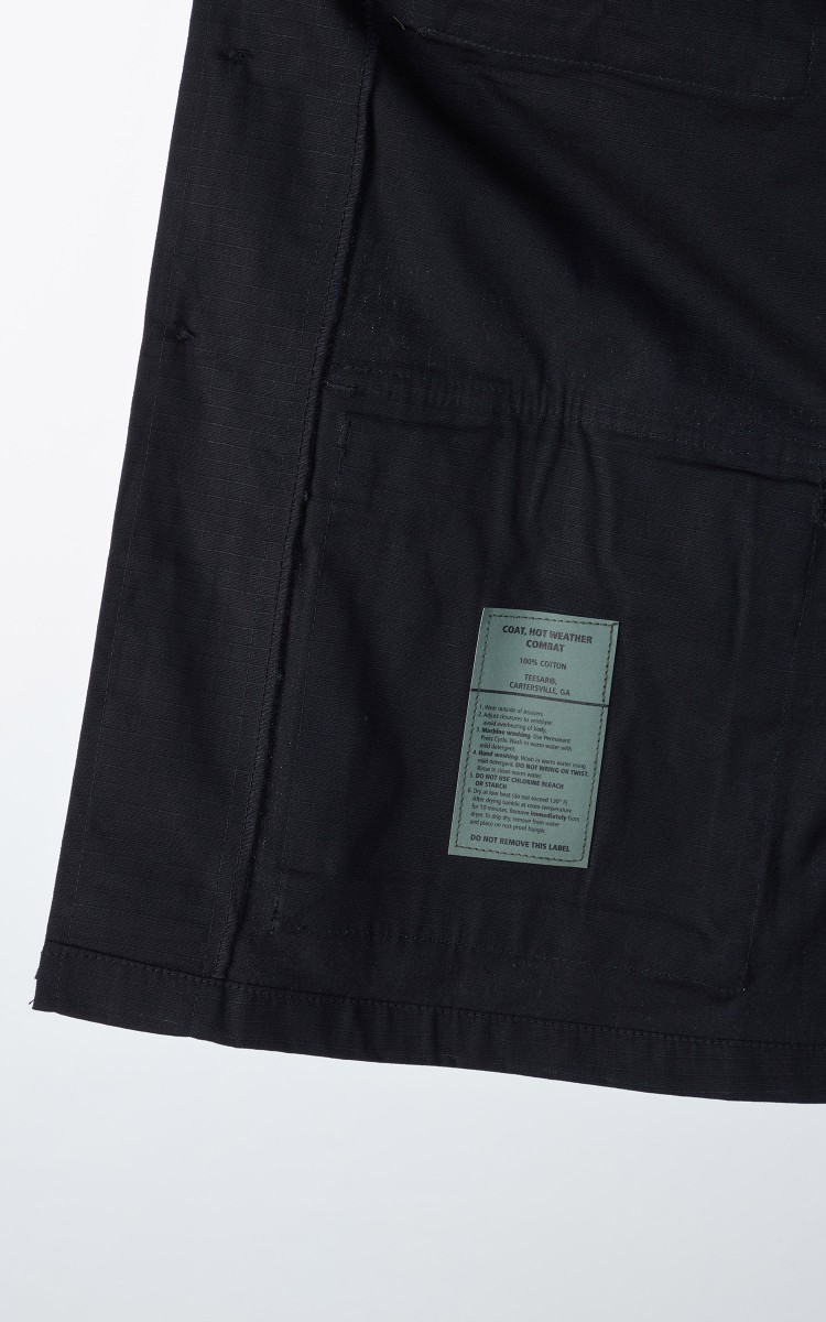 Military Surplus US BDU Field Jacket Ripstop Black | Cultizm