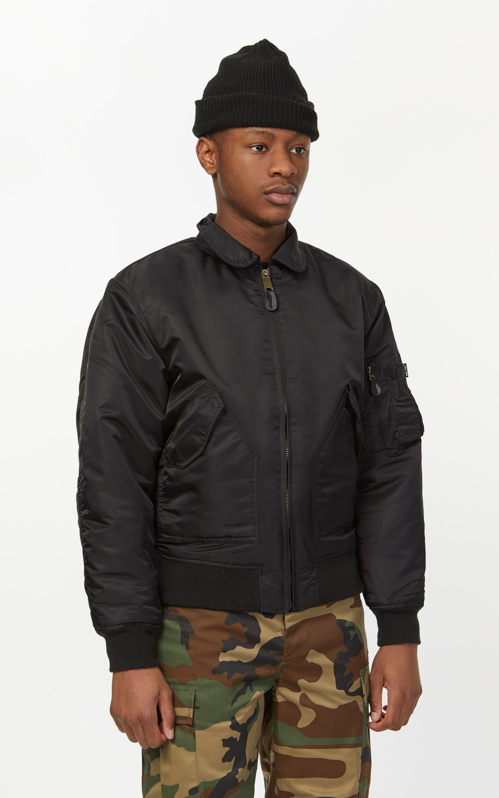 Military Surplus CWU US Flight Jacket Black | Cultizm