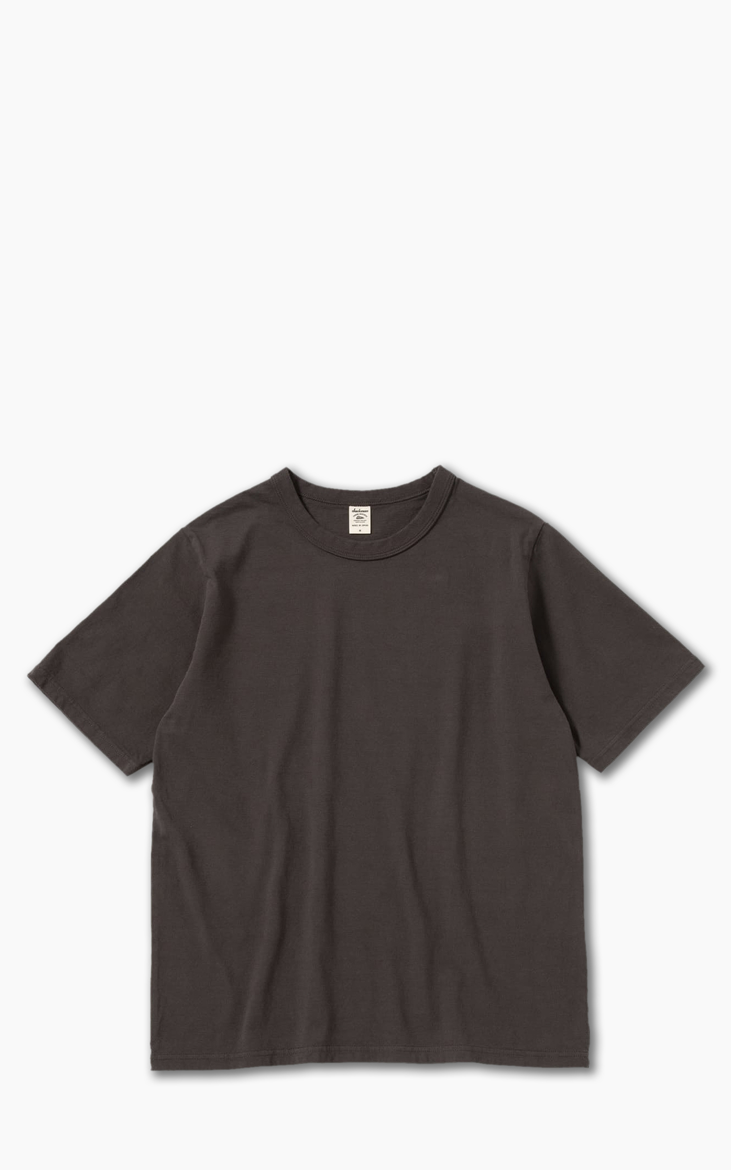 Jackman Lead-Off T-Shirt Dark Taupe | Cultizm