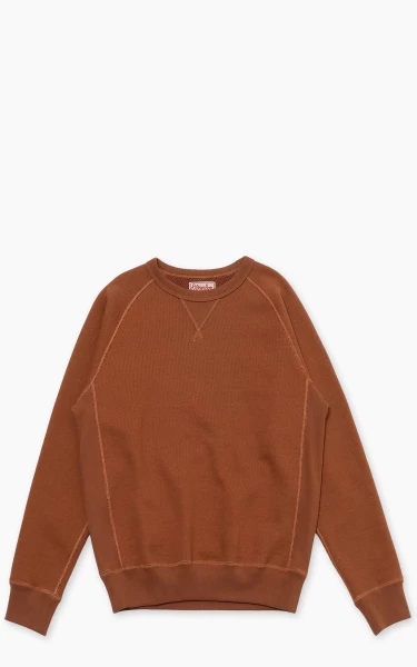 Wonder Looper Pullover Crewneck Double Heavyweight French Terry Rust