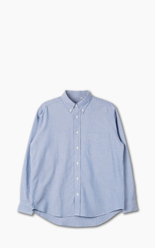 Kaptain Sunshine Finx Dungarees Polo Collar Shirt Blue