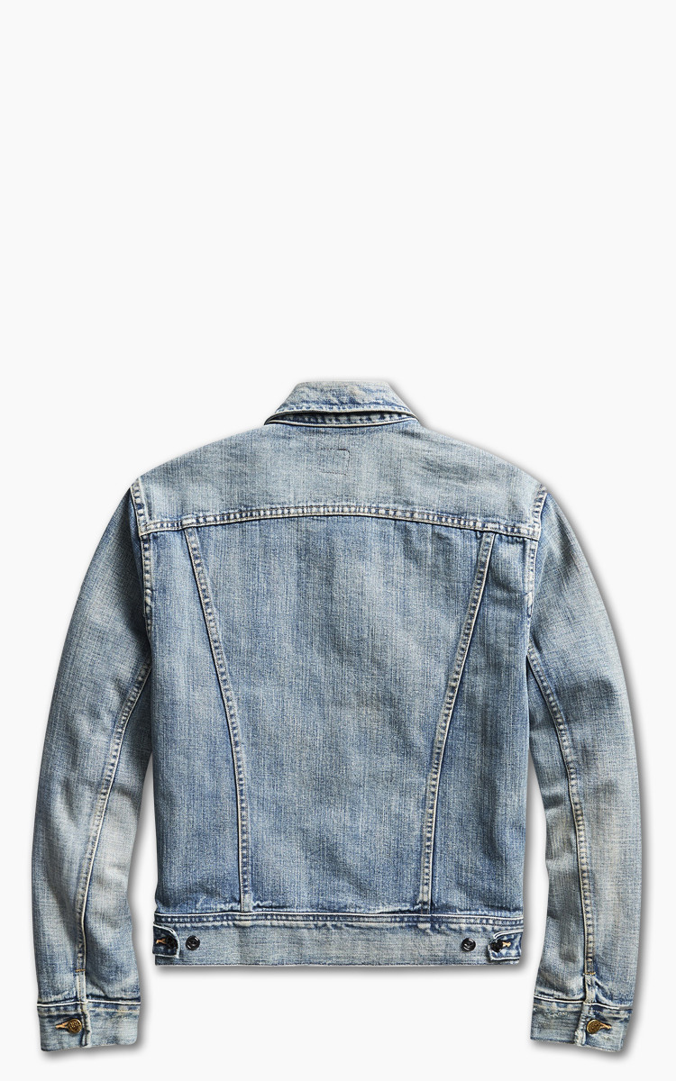 RRL Lot 271 Denim Trucker Jacket Leeland Wash | Cultizm