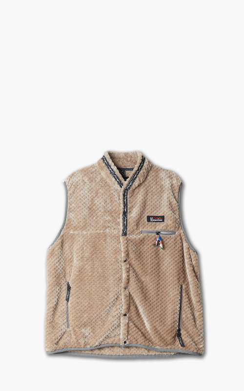 Manastash Thermal Fleece Vest Beige