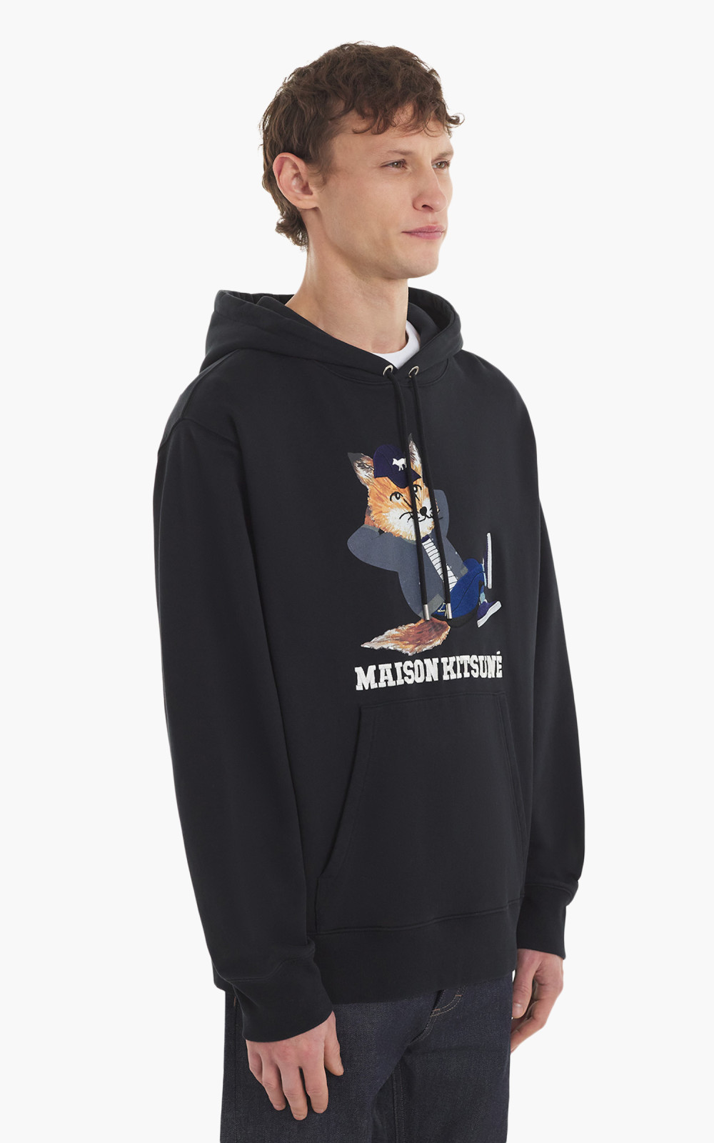 Maison kitsune fox hoodie hotsell