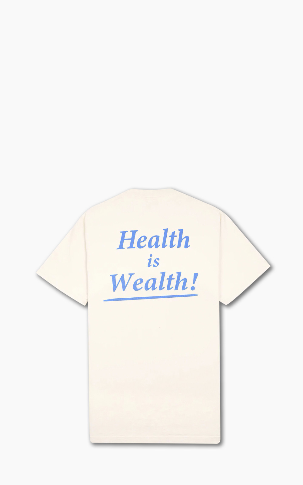 Sporty & Rich Health Is Wealth T-Shirt Cream | Cultizm