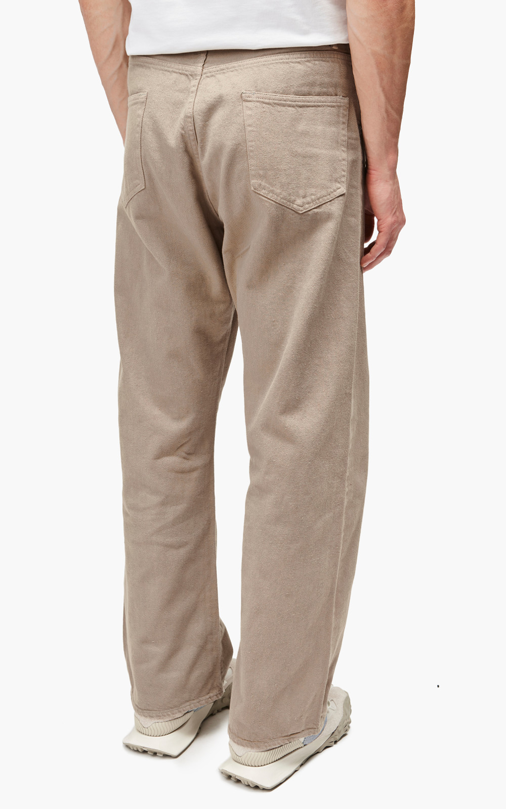 Auralee Botanical Dyed Selvedge Denim Pants Natural Brown Auralee Botanical Dyed Selvedge Denim Pants Natural Brown