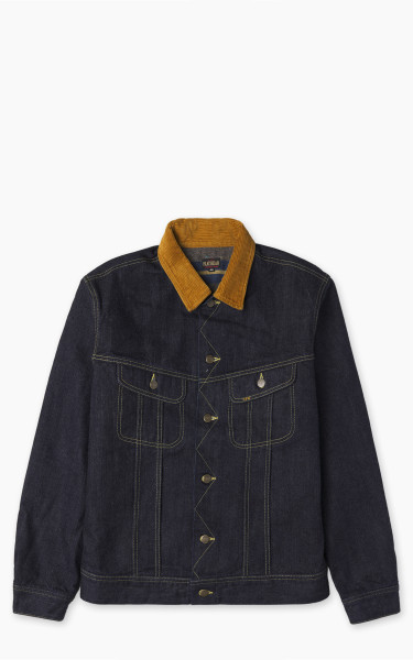 The Flat Head FN-OJ-D102 Denim Jacket Blanket Lined Indigo