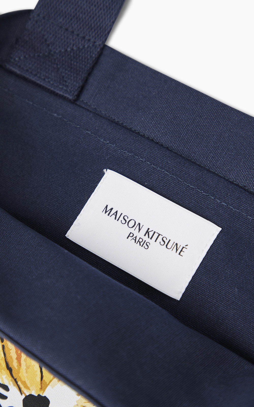 即配★MAISON KITSUNE TOTE BAG ANCORA TU ネイビー 即配☆MAISON KITSUNE TOTE BAG ANCORA TU ネイビー Maison