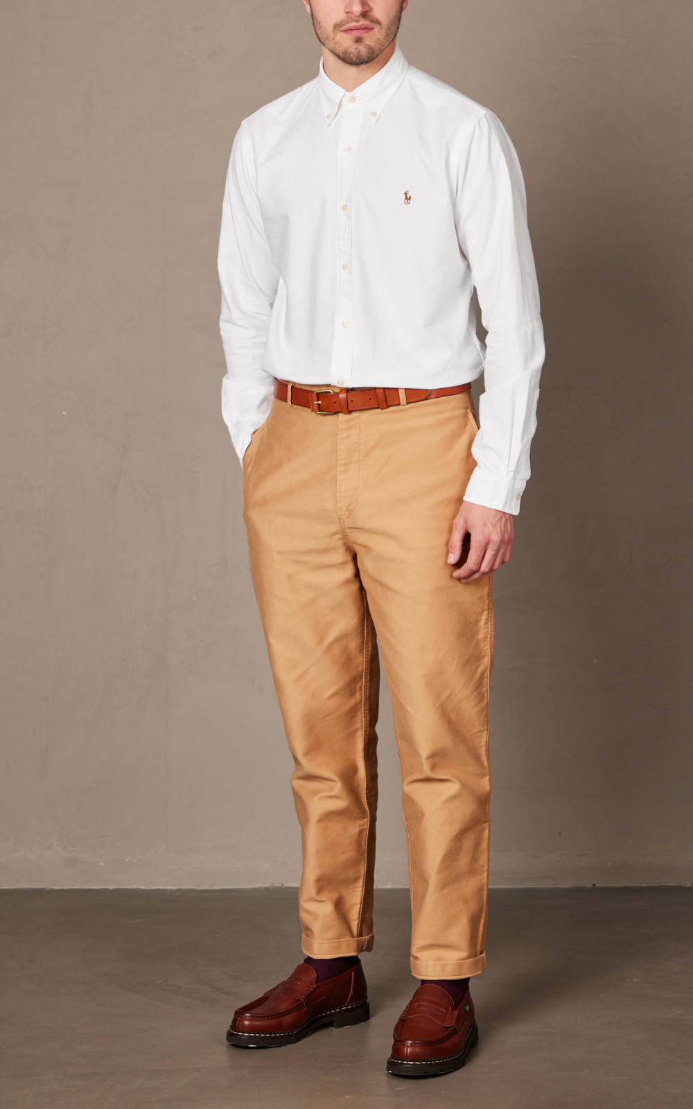 Polo Ralph Lauren Custom Fit Oxford Shirt White | Cultizm