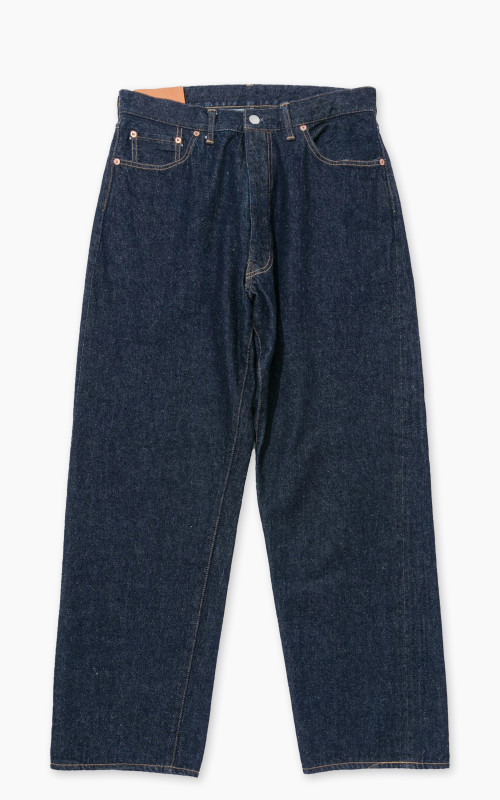 Kaptain Sunshine 5P Zipper Front Denim Pants One Wash Indigo