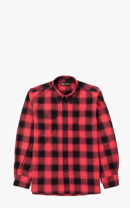 Pike Brothers 1937 Roamer Shirt Flannel Red Check