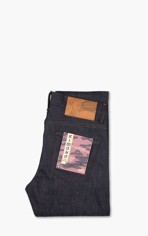 Naked & Famous Denim Weird Guy Kimono Print Selvedge