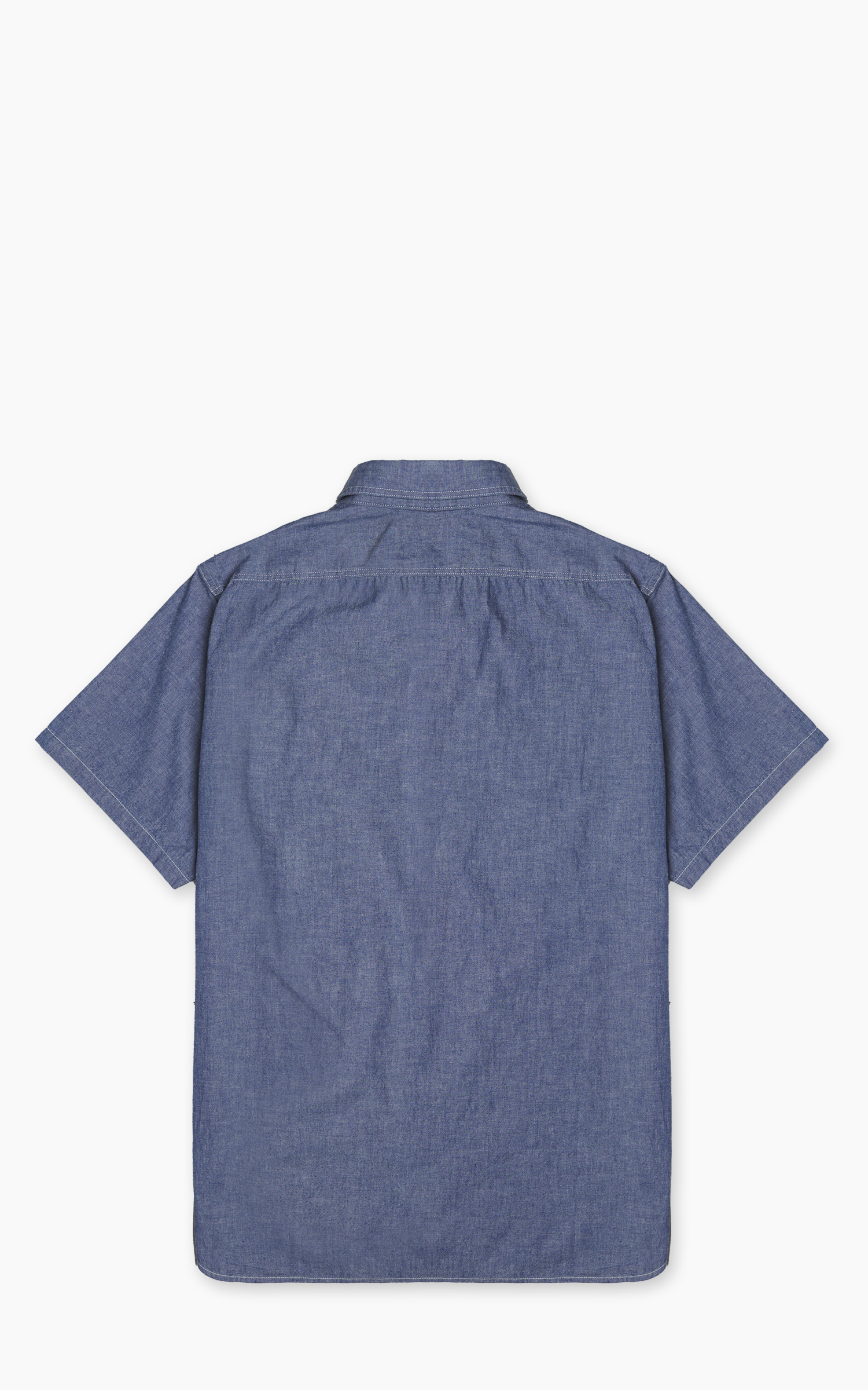期間限定価格商品 OrSlow Short Sleeve Chambray Work Shirt Blue | Cultizm トップス