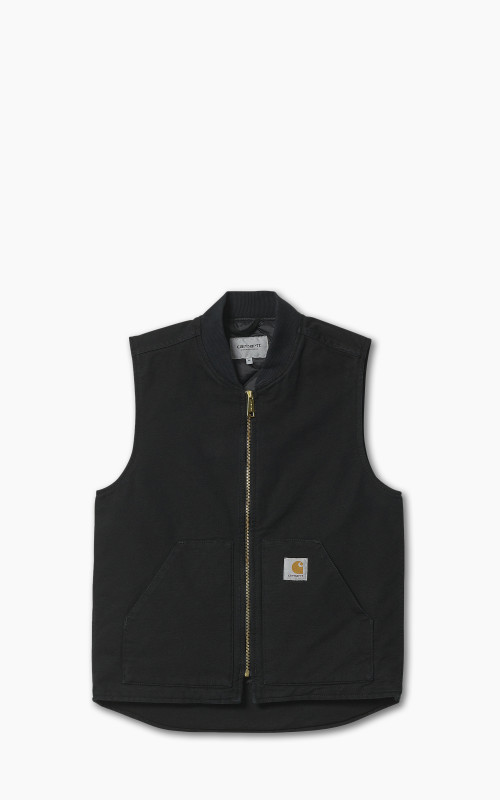 Carhartt WIP Classic Vest Black Rinsed