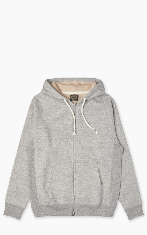 Wonder Looper Zip Hoodie Fleeced Foxfibre® Heather Grey