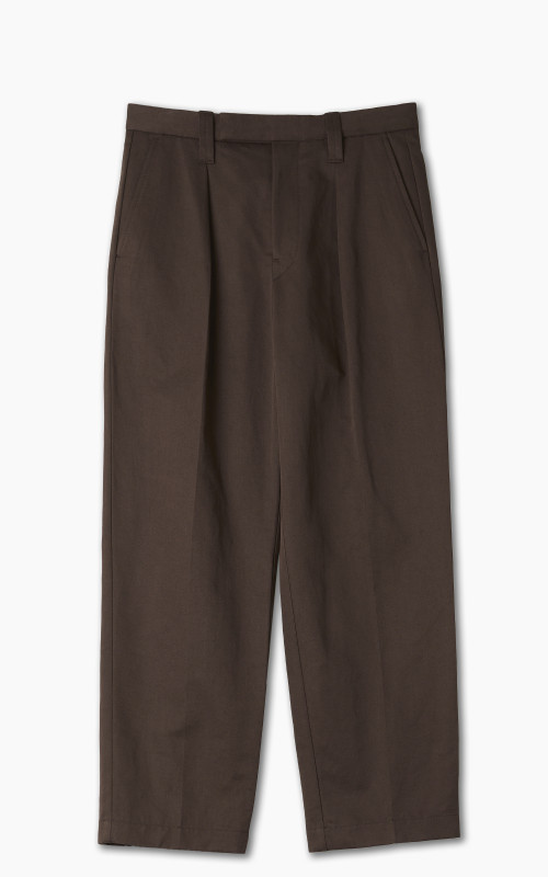 Lemaire One Pleat Pants Dark Coffee