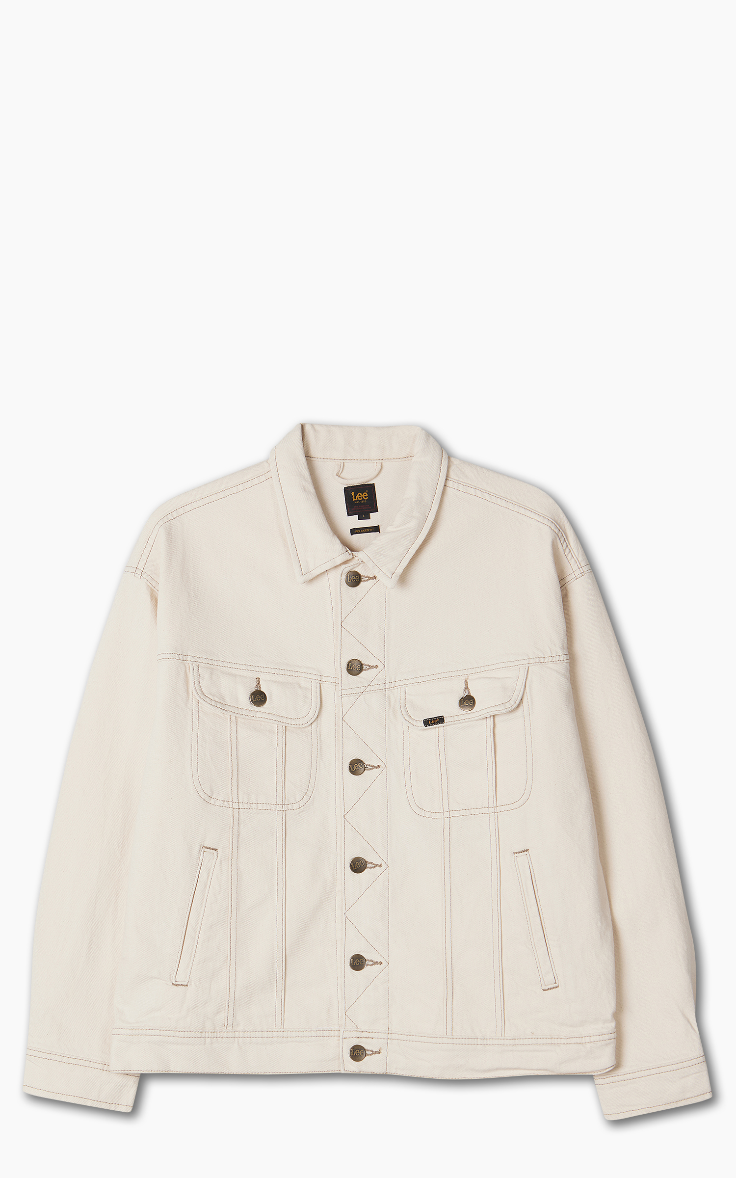 Lee white denim jacket outlet