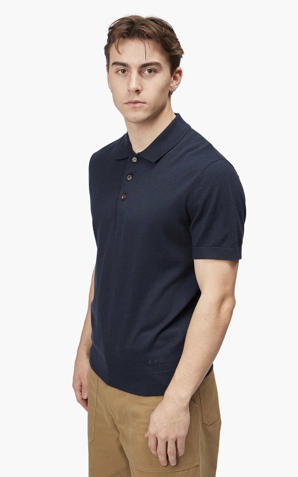 Tシャツ・カットソー A.P.C. Women's Gregoire Collared Polo COENF-F23120 Tシャツ・カットソー A.P.C. Women's Gregoire Collared Polo
