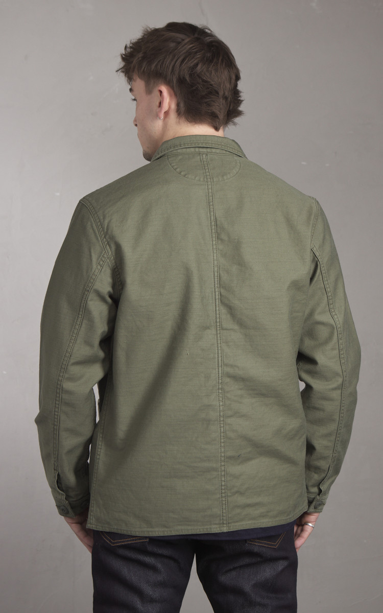 Japan Blue JBOT1300 Military Back Sateen Coverall Jacket